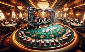 BandarQ table selection screen on sepuhqq showing stake levels, player counts, and rake percentages